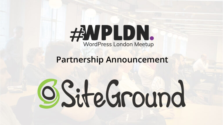 Exciting Partnership Announcement: #WPLDN Joins Forces with SiteGround
