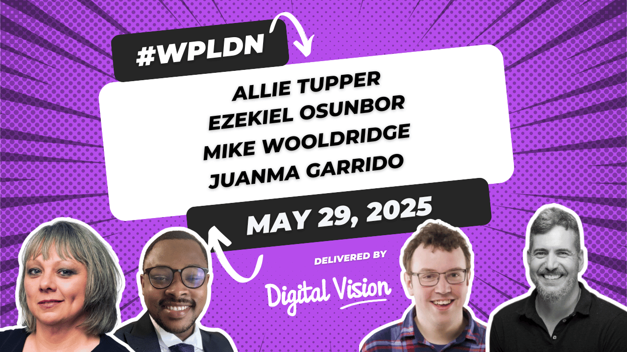 #WPLDN event, May 29, 2025, speakers listed