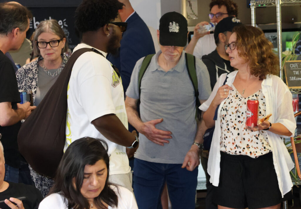 A group of WPLDN community members talking